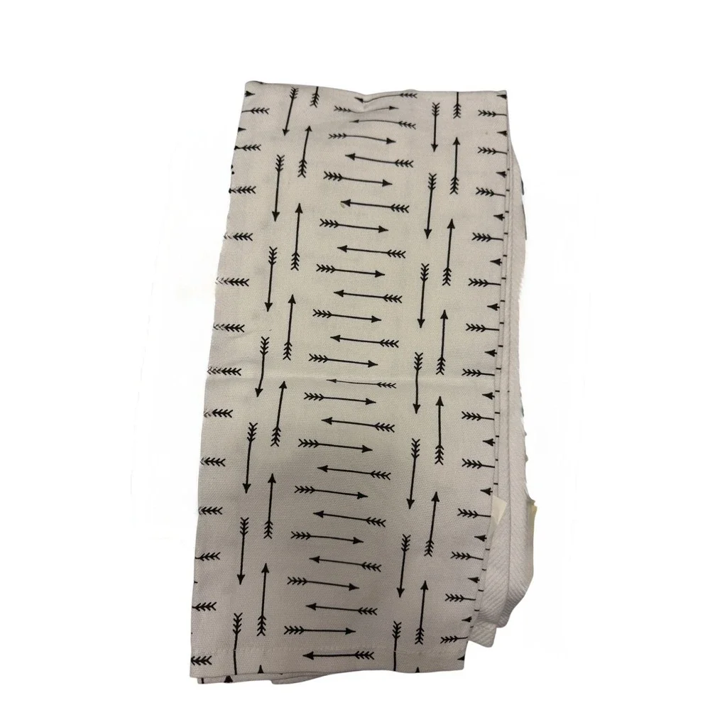 2 KITCHEN TOWELS WHITE BLACK HOPE FAITH LOVE BIBLE ARROWS NEW Bed Bath & Beyond